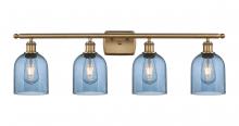  516-4W-BB-G558-6BL - Bella - 4 Light - 36 inch - Brushed Brass - Bath Vanity Light