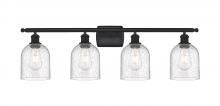  516-4W-BK-G558-6SDY - Bella - 4 Light - 36 inch - Matte Black - Bath Vanity Light