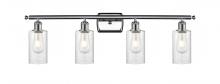  516-4W-PC-G804 - Clymer - 4 Light - 34 inch - Polished Chrome - Bath Vanity Light