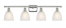 Innovations Lighting 516-4W-PN-G381-LED - Castile - 4 Light - 36 inch - Polished Nickel - Bath Vanity Light