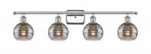  516-4W-PN-G556-6SM - Rochester - 4 Light - 36 inch - Polished Nickel - Bath Vanity Light