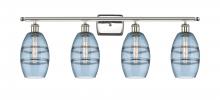  516-4W-PN-G557-6BL - Vaz - 4 Light - 36 inch - Polished Nickel - Bath Vanity Light