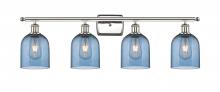  516-4W-PN-G558-6BL - Bella - 4 Light - 36 inch - Polished Nickel - Bath Vanity Light