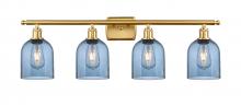  516-4W-SG-G558-6BL - Bella - 4 Light - 36 inch - Satin Gold - Bath Vanity Light