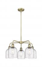  516-5CR-AB-G558-6SDY - Bella - 5 Light - 24 inch - Antique Brass - Chandelier