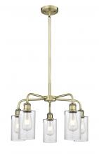  516-5CR-AB-G804 - Clymer - 5 Light - 22 inch - Antique Brass - Chandelier