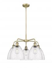  516-5CR-AB-GBD-94 - Bristol - 5 Light - 27 inch - Antique Brass - Chandelier