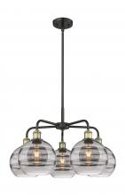  516-5CR-BAB-G556-8SM - Rochester - 5 Light - 26 inch - Black Antique Brass - Chandelier