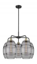  516-5CR-BAB-G557-8SM - Vaz - 5 Light - 26 inch - Black Antique Brass - Chandelier