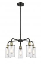  516-5CR-BAB-G802 - Clymer - 5 Light - 22 inch - Black Antique Brass - Chandelier