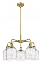  516-5CR-BB-G558-6SDY - Bella - 5 Light - 24 inch - Brushed Brass - Chandelier