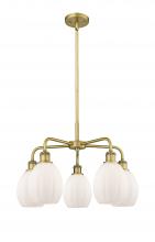  516-5CR-BB-G81 - Eaton - 5 Light - 24 inch - Brushed Brass - Chandelier