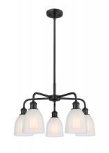  516-5CR-BK-G441 - Brookfield - 5 Light - 24 inch - Matte Black - Chandelier