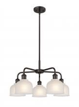  516-5CR-OB-G411 - Dayton - 5 Light - 24 inch - Oil Rubbed Bronze - Chandelier