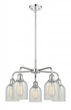  516-5CR-PC-G2511 - Caledonia - 5 Light - 23 inch - Polished Chrome - Chandelier