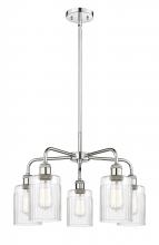  516-5CR-PC-G342 - Hadley - 5 Light - 23 inch - Polished Chrome - Chandelier