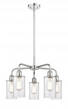  516-5CR-PC-G802 - Clymer - 5 Light - 22 inch - Polished Chrome - Chandelier