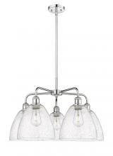  516-5CR-PC-GBD-94 - Bristol - 5 Light - 27 inch - Polished Chrome - Chandelier