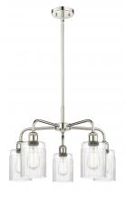  516-5CR-PN-G342 - Hadley - 5 Light - 23 inch - Polished Nickel - Chandelier