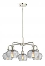  516-5CR-PN-G92 - Fenton - 5 Light - 25 inch - Polished Nickel - Chandelier