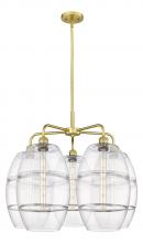  516-5CR-SG-G557-10CL - Vaz - 5 Light - 28 inch - Satin Gold - Chandelier