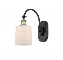  518-1W-BAB-G111-LED - Cobbleskill - 1 Light - 5 inch - Black Antique Brass - Sconce