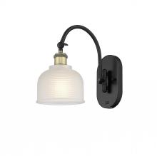  518-1W-BAB-G411-LED - Dayton - 1 Light - 6 inch - Black Antique Brass - Sconce