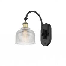  518-1W-BAB-G412-LED - Dayton - 1 Light - 6 inch - Black Antique Brass - Sconce