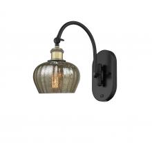  518-1W-BAB-G96 - Fenton - 1 Light - 7 inch - Black Antique Brass - Sconce