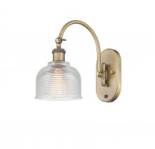  518-1W-BB-G412-LED - Dayton - 1 Light - 6 inch - Brushed Brass - Sconce