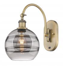  518-1W-BB-G556-8SM - Rochester - 1 Light - 8 inch - Brushed Brass - Sconce