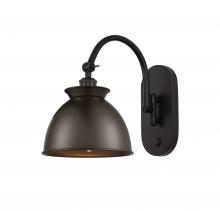  518-1W-OB-M14-OB-LED - Adirondack - 1 Light - 8 inch - Oil Rubbed Bronze - Sconce