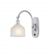  518-1W-PC-G411-LED - Dayton - 1 Light - 6 inch - Polished Chrome - Sconce