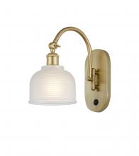  518-1W-SG-G411-LED - Dayton - 1 Light - 6 inch - Satin Gold - Sconce