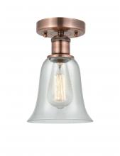  616-1F-AC-G2812 - Hanover - 1 Light - 6 inch - Antique Copper - Flush Mount