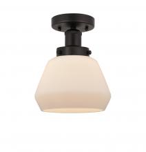  616-1F-OB-G171 - Fulton - 1 Light - 7 inch - Oil Rubbed Bronze - Semi-Flush Mount