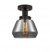  616-1F-OB-G173 - Fulton - 1 Light - 7 inch - Oil Rubbed Bronze - Semi-Flush Mount