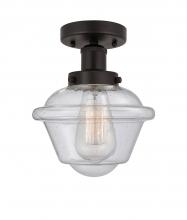  616-1F-OB-G534 - Oxford - 1 Light - 7 inch - Oil Rubbed Bronze - Semi-Flush Mount