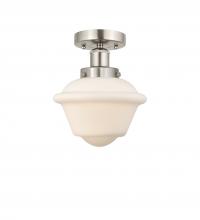  616-1F-SN-G531 - Oxford - 1 Light - 7 inch - Brushed Satin Nickel - Semi-Flush Mount