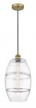  616-1P-BB-G557-10CL - Vaz - 1 Light - 10 inch - Brushed Brass - Cord hung - Mini Pendant