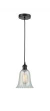  616-1P-BK-G2811-LED - Hanover - 1 Light - 6 inch - Matte Black - Cord hung - Mini Pendant