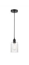  616-1P-BK-G342-LED - Hadley - 1 Light - 5 inch - Matte Black - Cord hung - Mini Pendant