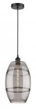  616-1P-BK-G557-10SM - Vaz - 1 Light - 10 inch - Matte Black - Cord hung - Mini Pendant