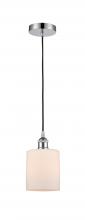  616-1P-PC-G111 - Cobbleskill - 1 Light - 5 inch - Polished Chrome - Cord hung - Mini Pendant