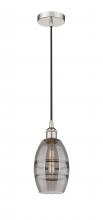  616-1P-PN-G557-6SM - Vaz - 1 Light - 6 inch - Polished Nickel - Cord hung - Mini Pendant