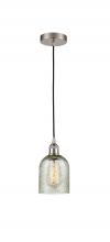  616-1P-SN-G259 - Caledonia - 1 Light - 5 inch - Brushed Satin Nickel - Cord hung - Mini Pendant