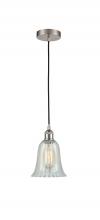  616-1P-SN-G2811-LED - Hanover - 1 Light - 6 inch - Brushed Satin Nickel - Cord hung - Mini Pendant