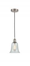  616-1P-SN-G2812-LED - Hanover - 1 Light - 6 inch - Brushed Satin Nickel - Cord hung - Mini Pendant