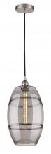  616-1P-SN-G557-10SM - Vaz - 1 Light - 10 inch - Brushed Satin Nickel - Cord hung - Mini Pendant