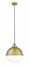  616-1PH-BB-HFS-122-BB-LED - Hampden - 1 Light - 13 inch - Brushed Brass - Cord hung - Pendant